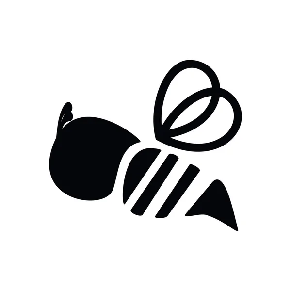 Bee vector pictogram — Stockvector