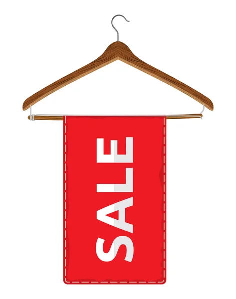 Hangers with sale — Stock Vector