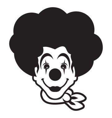 Palyaço vektör simgesi