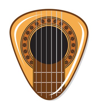 Vektör çizimler gitar Seç