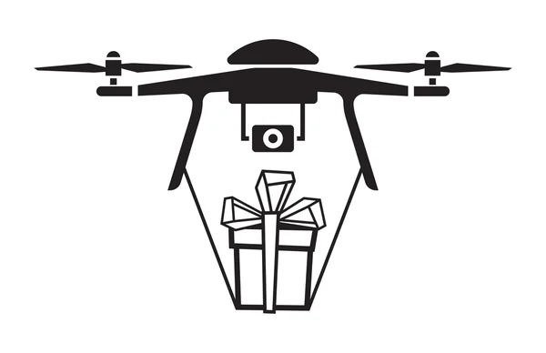 Vector illustration of the Drone icon — Stock Vector