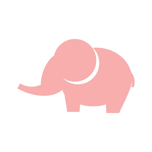 Elephant vector icon — Stock Vector