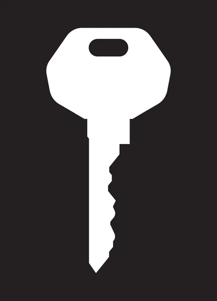 Vector illustration of the key — Stock Vector