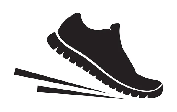Значок беговой обуви — стоковый вектор