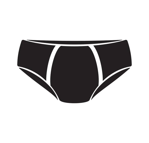 Hommes sous-vêtements icône vectorielle — Image vectorielle