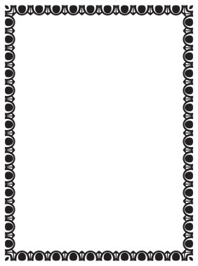 Dekoratif vektör çerçeve