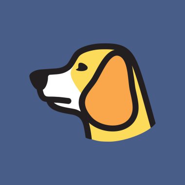 Köpek vektör simgesi