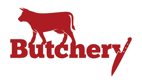 Butchery vector icon — Stock Vector