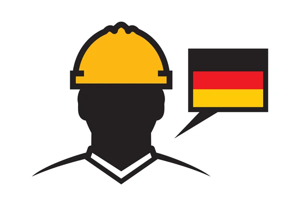 Deutschland dodavatel vektorové ikony — Stockový vektor