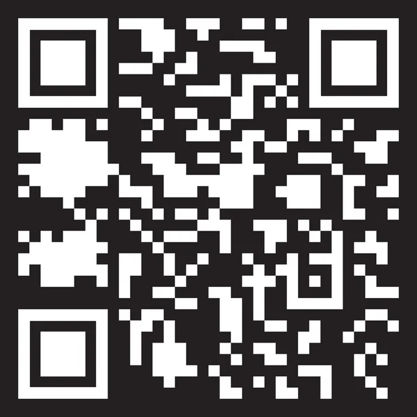 Qr-Code-Vektor — Stockvektor