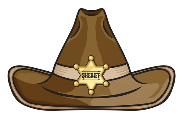Cappello cowboy — Vettoriale Stock