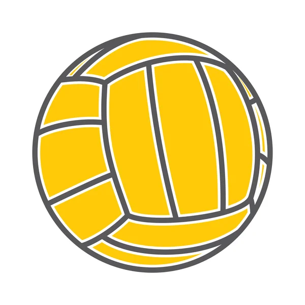 Voleibol bola vector ilustración — Archivo Imágenes Vectoriales