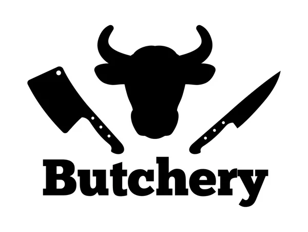 Butchery vector icon — Stock Vector