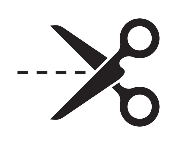 Ciseaux icône vectorielle — Image vectorielle