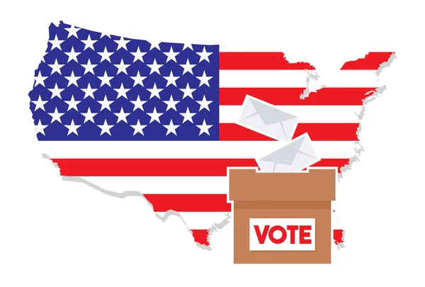 美国选举 — 图库矢量图片