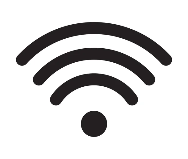 Icono de Wi fi - símbolo vectorial — Vector de stock