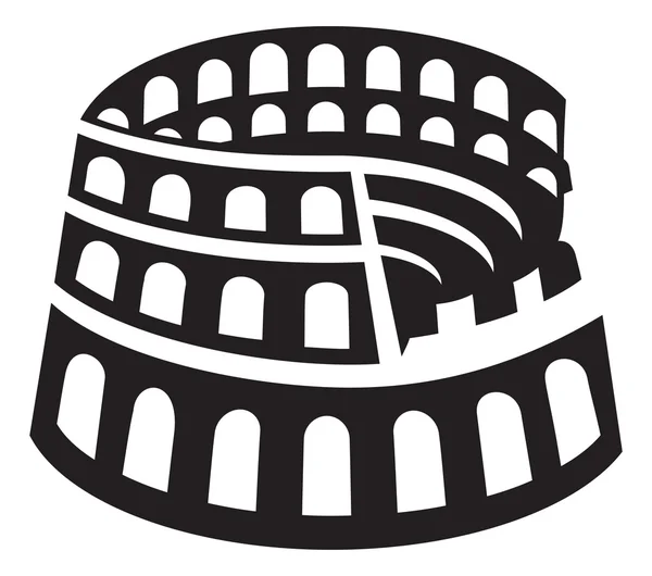 Rome icône du Colisée — Image vectorielle