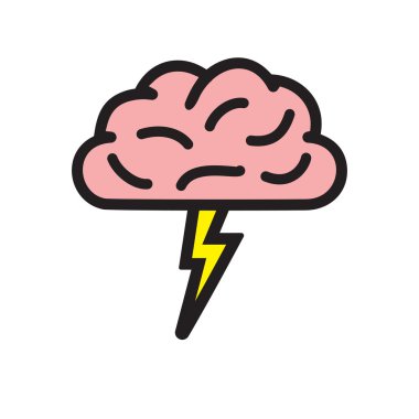 Beyin fırtınası vektör simgesi