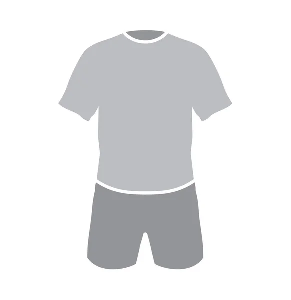 Vektorová Ilustrace Fotbalového Oblečení — Stockový vektor