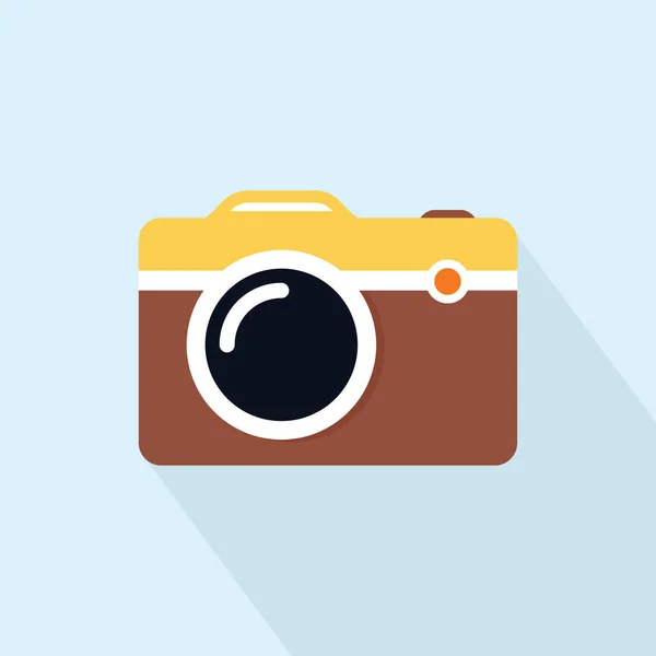 Vector Illustratie Van Vintage Camera — Stockvector