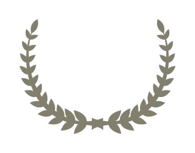 Defne çelenginin vektör illüstrasyonu