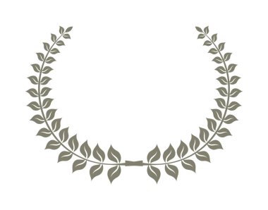 Defne çelenginin vektör illüstrasyonu