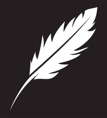 Tüyün vektör çizimi