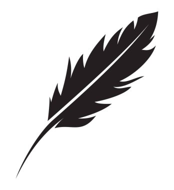 Tüyün vektör çizimi