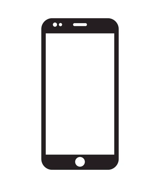 Illustrazione Vettoriale Del Profilo Dello Smartphone — Vettoriale Stock