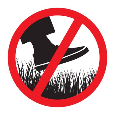 Çimen Kalesi işaretinin vektör illüstrasyonu