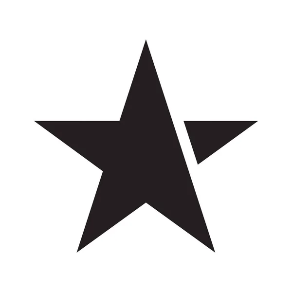 Ilustración Vectorial Del Icono Estrella Negra Gráficos vectoriales