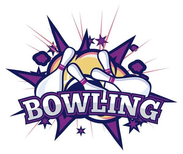 Bowling — Stok Vektör