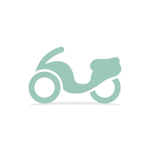 Motorrad-Ikone — Stockvektor