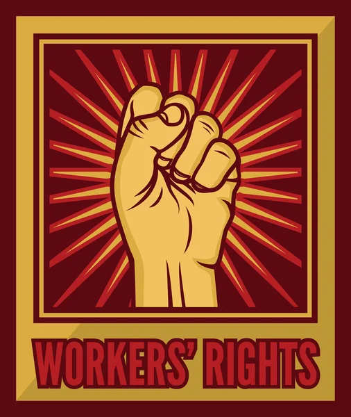 Οι άνθρωποι δικαιώματα αφίσα — Διανυσματικό Αρχείο