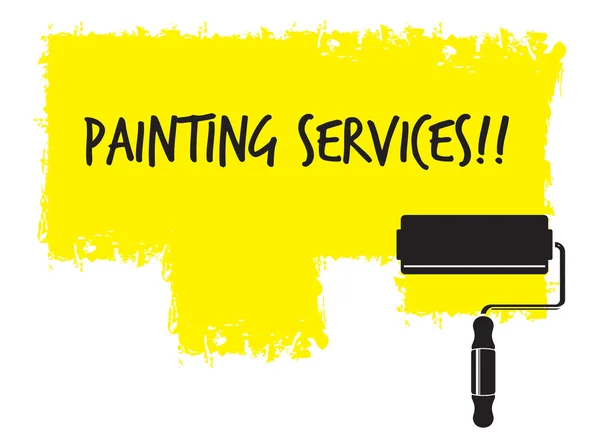 Service de peinture — Image vectorielle