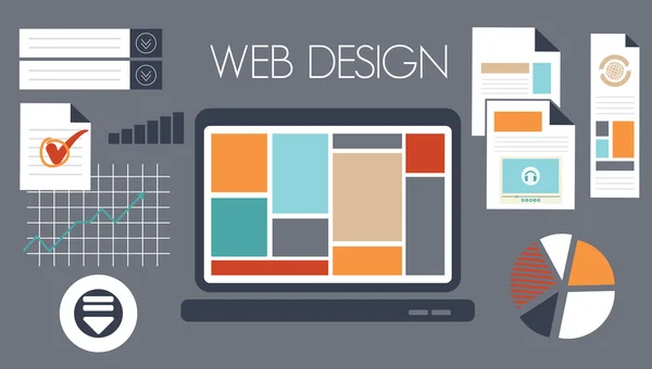 Concepto web — Vector de stock