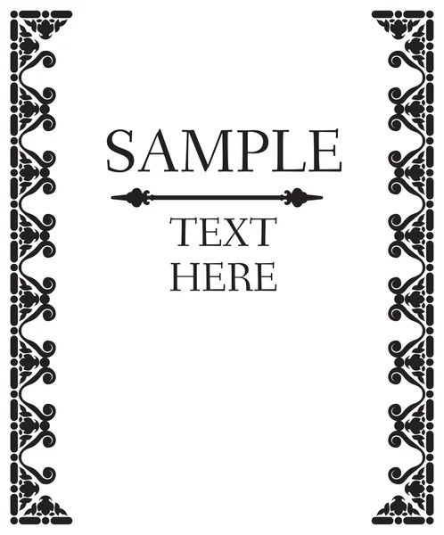 Decorative vector frame — Stock Vector