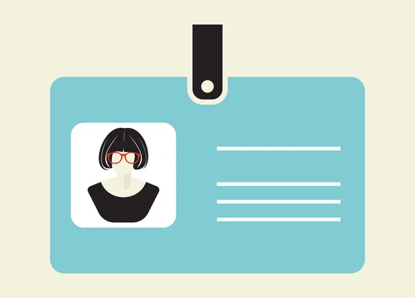 ID Card icon — Stock Vector