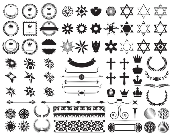 Set of design elements — Stock Vector