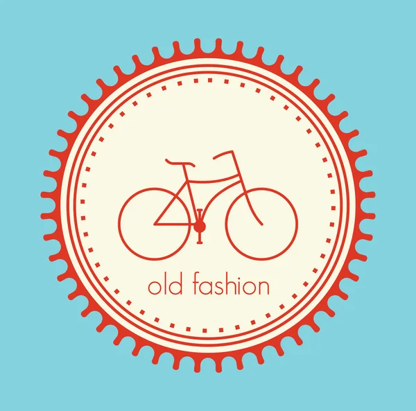 Bicycle label — Stock Vector