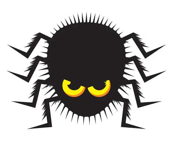 Pająk i pajęczyna — Wektor stockowy