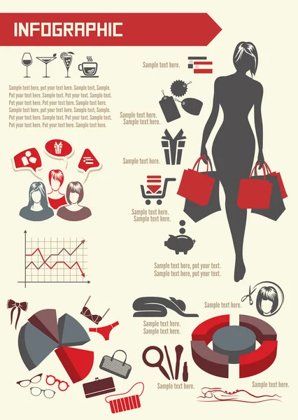 Infográfico de moda Vetores De Bancos De Imagens Sem Royalties