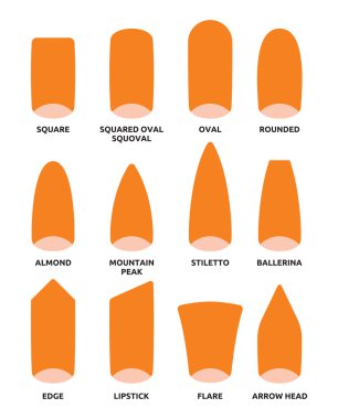 Farklı tırnak şekilleri - tırnaklarını moda trendleri