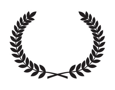 Defne çelengi vektör simgesi