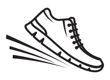 Koşu ayakkabıları simgesi