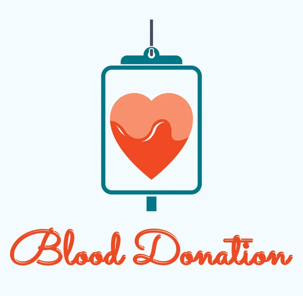 Bloeddonatie — Stockvector