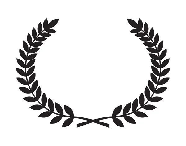 Laurel wreath vector icon — Stock Vector