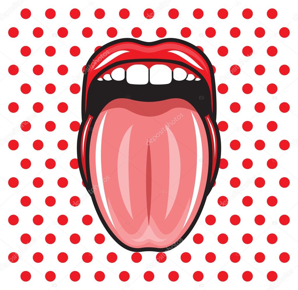 Tongue and lips