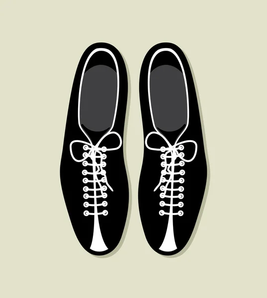 Bowling shoes vector icon — Stock Vector