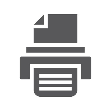 Yazıcı vektör simgesi